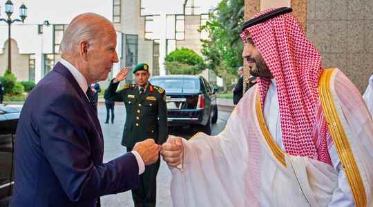 MBS Khashoggi and Joe Bidens split