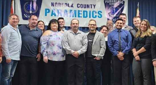 Norfolk County Paramedic Services holds first awards ceremony