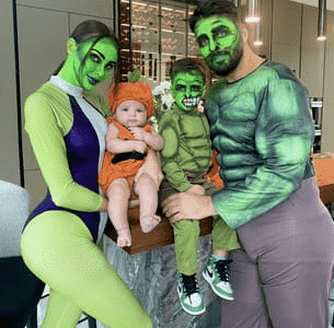 Stars celebrate Halloween with family