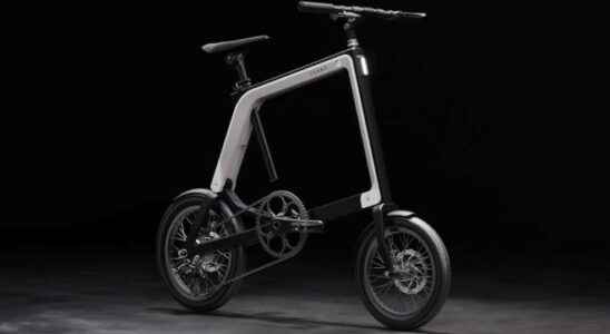 Strange but very useful foldable electric bike