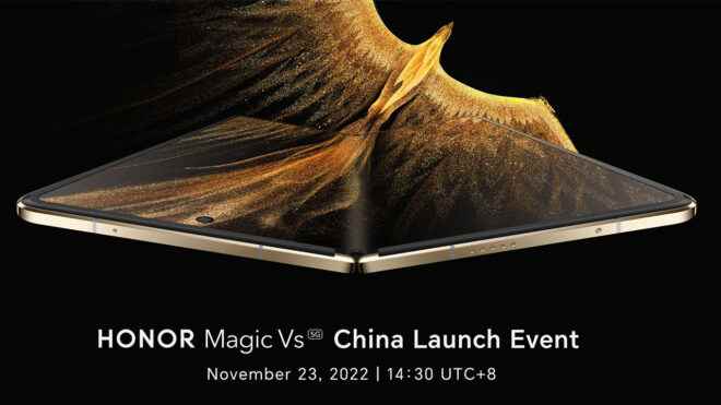 The foldable model Honor Magic Vs comes very ambitious