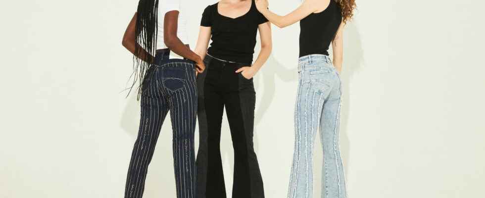 These push up jeans make crazy buttocks and go with