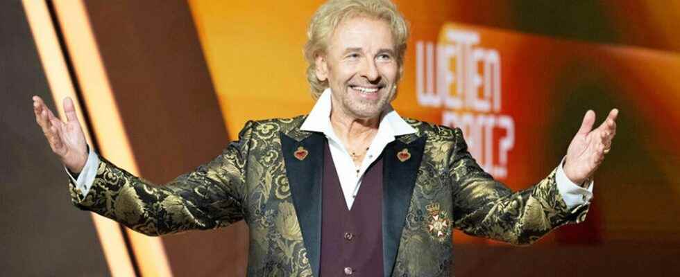 Thomas Gottschalk was allowed before Wetten dass not appearing on