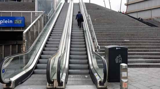 Vandalism and malfunctions new Jaarbeursplein escalators are still standing still