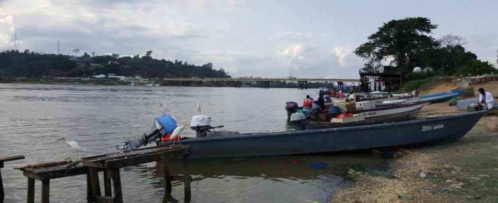 the province of Moyen Ogooue affected by heavy flooding