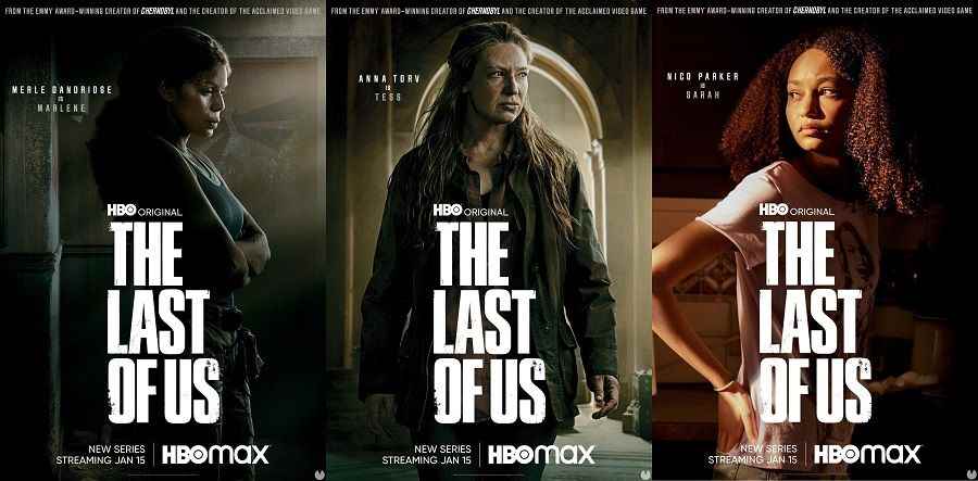 Character posters for the Last of Us series have arrived