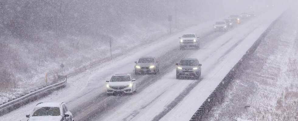 Cold alert issued treacherous driving conditions