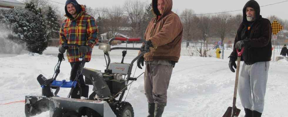 Crews working around the clock to plow streets during storm