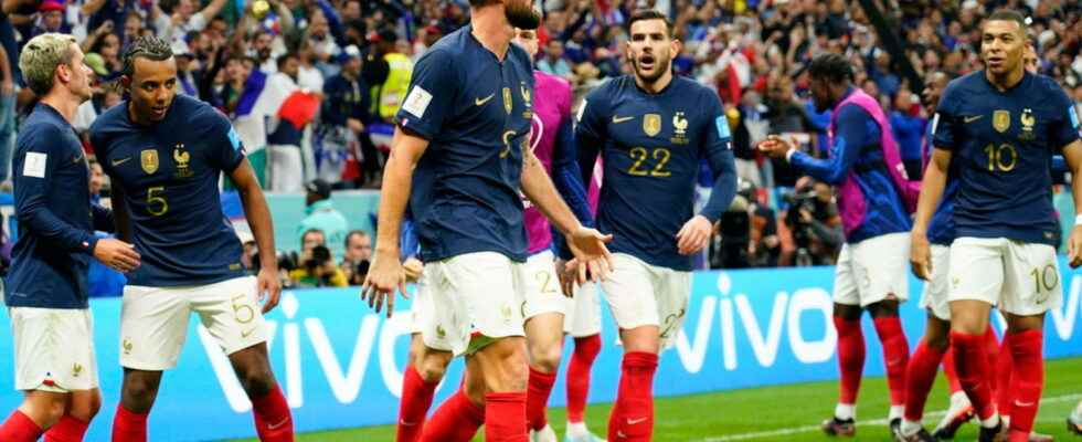 DIRECT France team what composition against Morocco