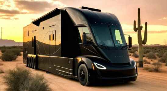 Electric truck Tesla Semi will be a great motorhome