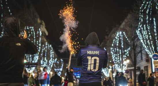 France in jubilation after France Morocco the images of the evening