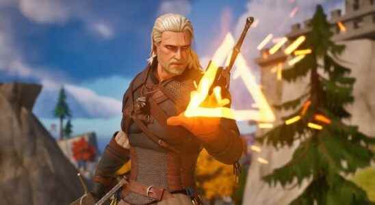 Geralt is added to the game with Fortnite season 4