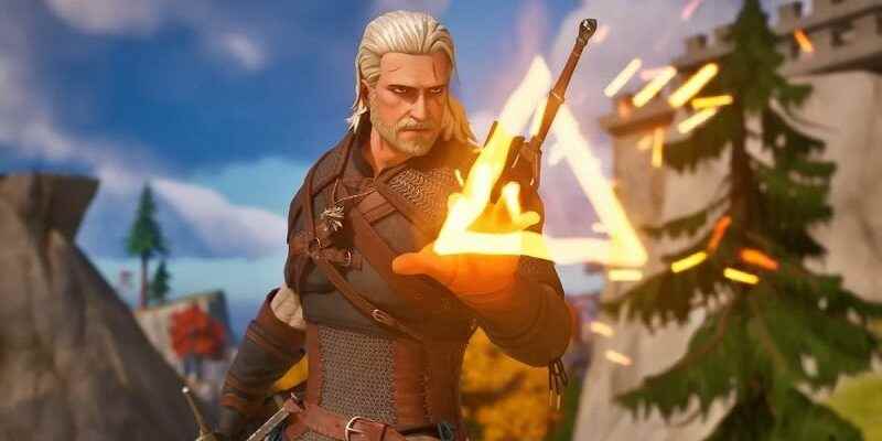 Geralt is added to the game with Fortnite season 4