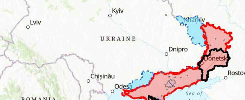 MAP Where is the war in Ukraine The evolution of