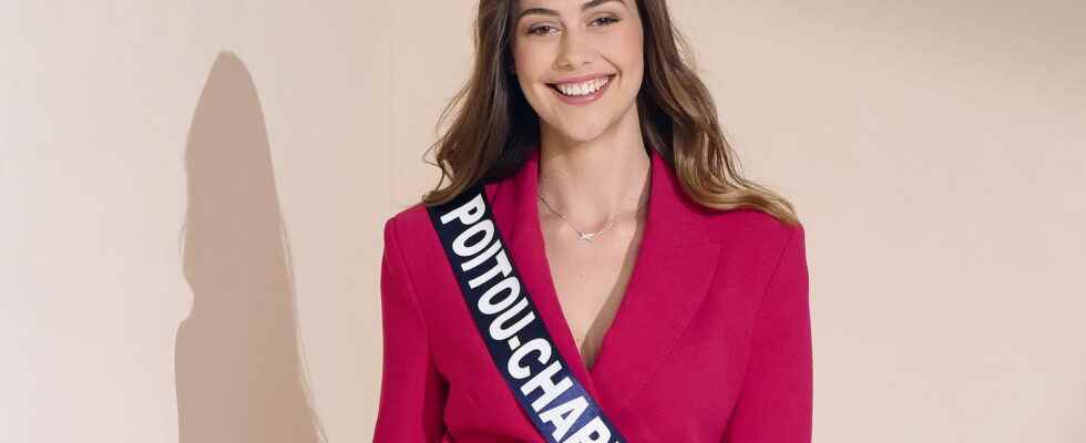 Miss Poitou Charentes Marine Paulais in the top 15 suffered from