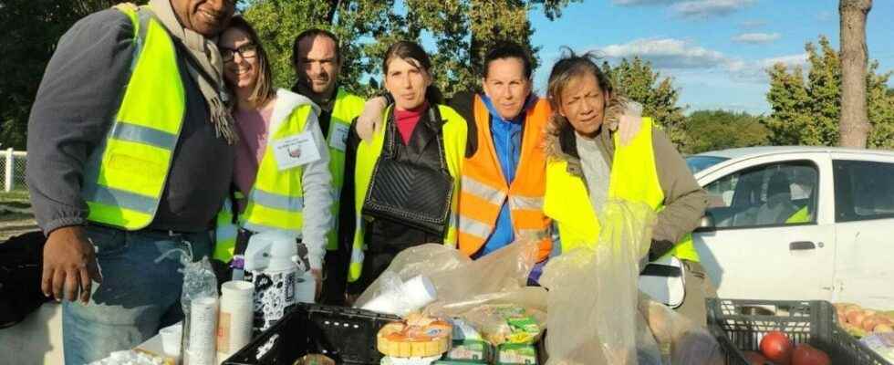 Opening of a solidarity restaurant in Evry Courcouronnes to fight against