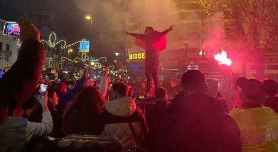 Party in Utrecht and Amersfoort after Moroccos World Cup win