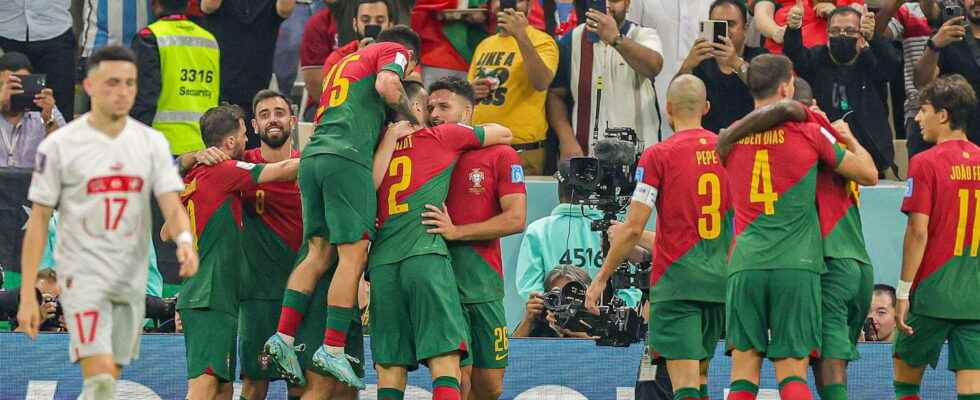 Portugal Switzerland a Portuguese festival for a quarter final the