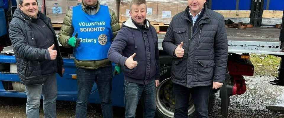 Rotarians deliver humanitarian aid to Ukraine