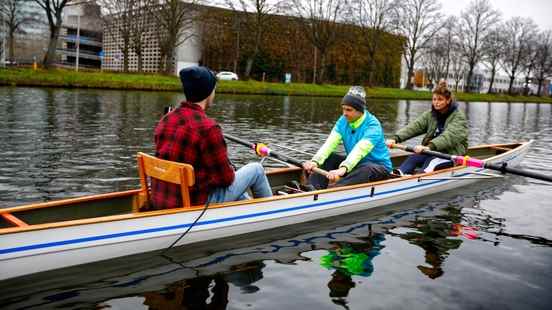 Rowing on the Merwede Canal is also possible if you