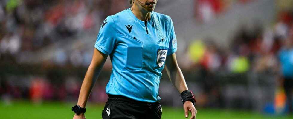 Stephanie Frappart who is the French first central referee in