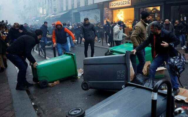 Supporters of the terrorist organization PKK turned the streets of