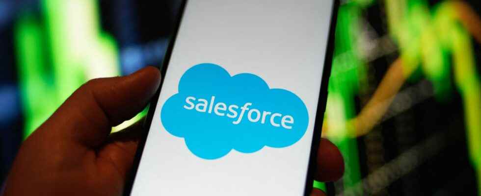 The company to follow Salesforce a software at the heart