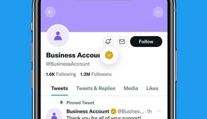 Twitters Gesture to Businesses Gold Checkmark Coming