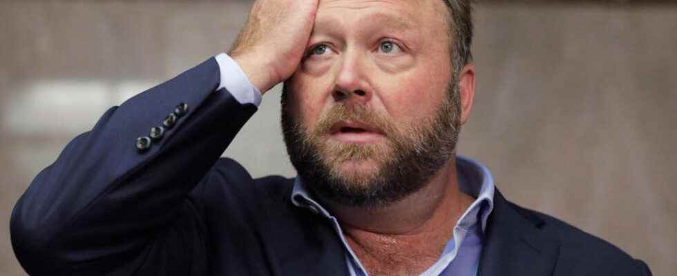 US conspirator Alex Jones files for bankruptcy to escape colossal