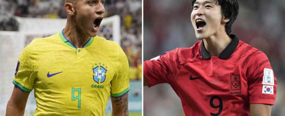 the eighth Brazil South Korea live