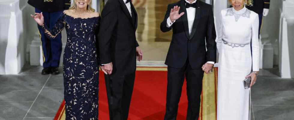 the state dinner the highlight of Emmanuel Macrons visit to