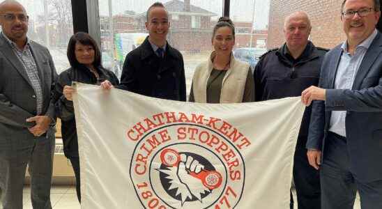 Chatham Kent raises flag for Crime Stoppers month