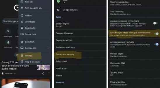 Google Locks Incognito Tabs In Chrome For Android