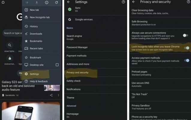 Google Locks Incognito Tabs In Chrome For Android