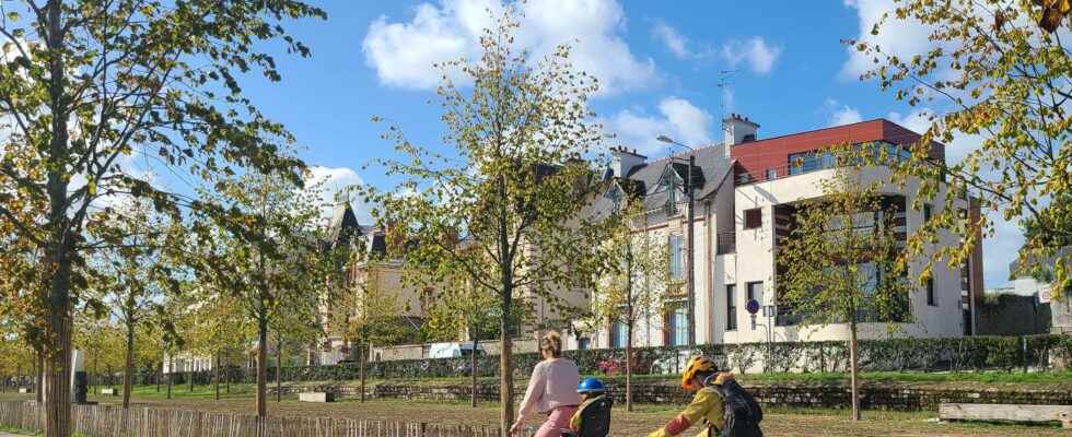 Green promenade real estate schools Vannes is being transformed to