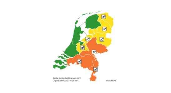 KNMI issues code yellow for the province of Utrecht due