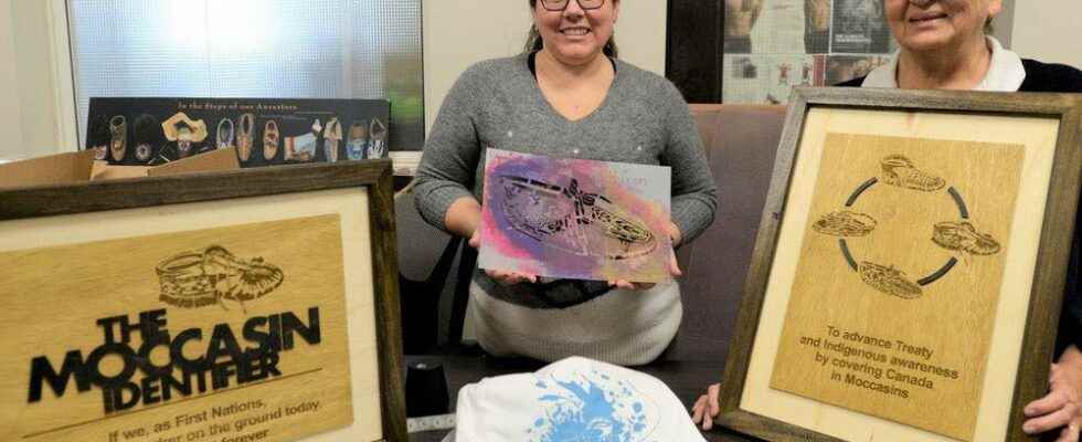 Moccasin project takes colorful steps toward reconciliation