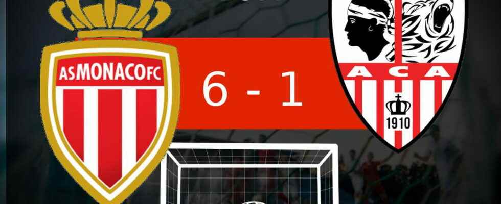 Monaco AC Ajaccio AS Monaco has the game in