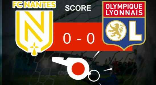 Nantes Lyon the two teams finish tied look back