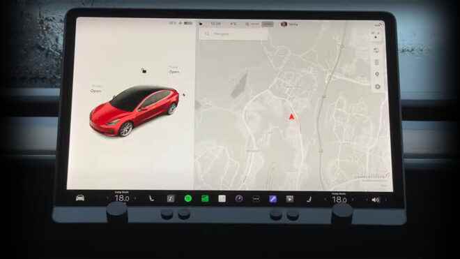 Physical button add on prepared for Tesla Model 3 and Model