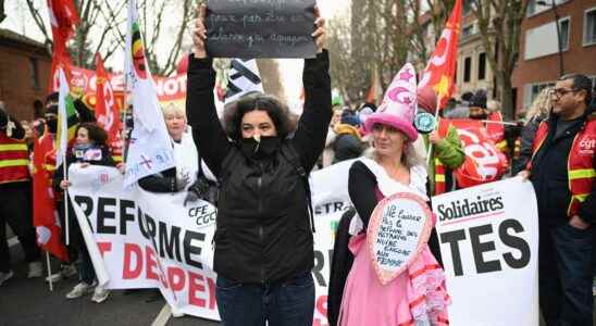 Strike against pension reform more people in the street than