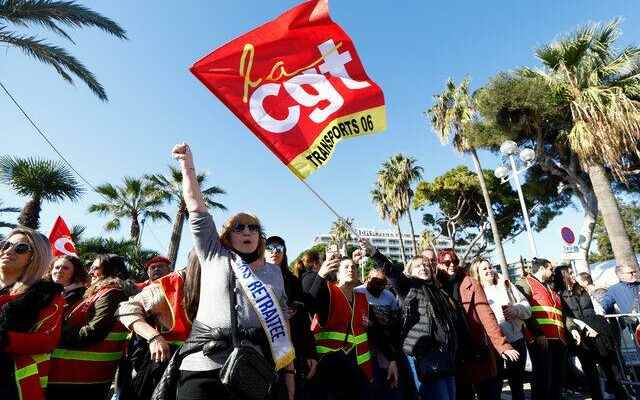 The French press said black day 1 million people took