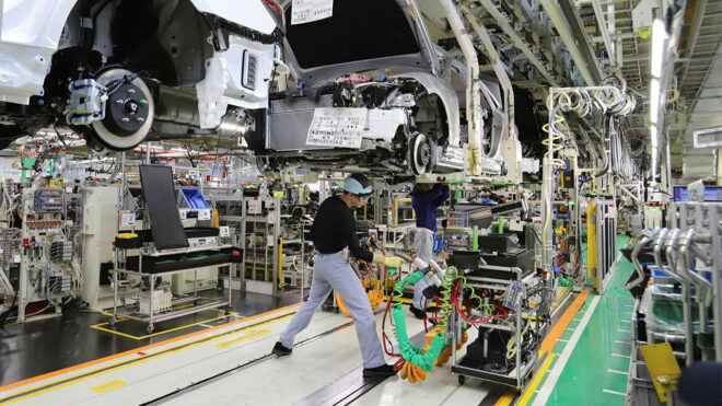 Toyota announces car production target for 2023