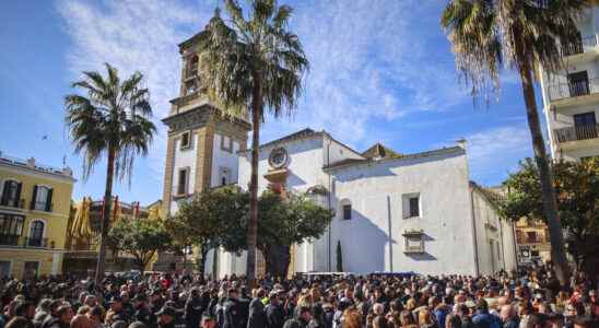 after the funeral of the sacristan killed in Algeciras controversial