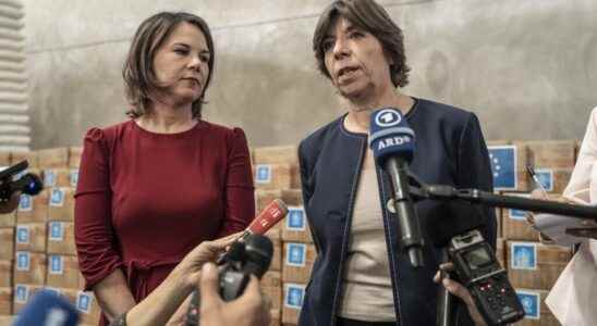 the heads of French and German diplomacy visiting Addis Ababa