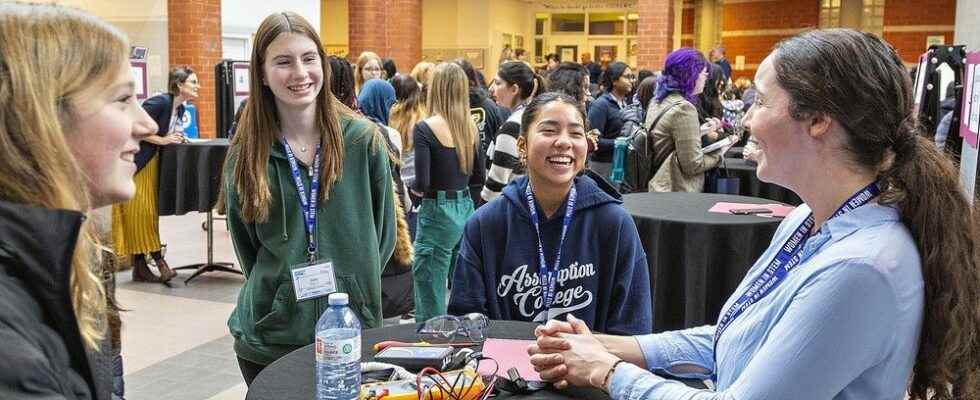 1675262609 Conference encourages female students to explore STEM careers