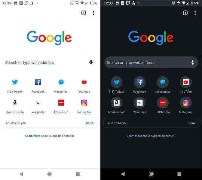 How to enable dark mode for Google Chrome?