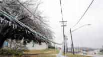 A violent ice storm in Texas a state of