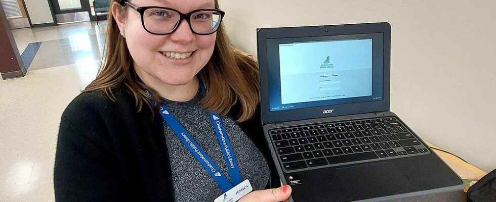 Chromebooks available to be loaned out from Chatham Kent Public Library