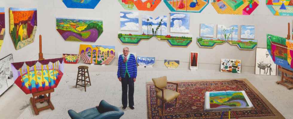 David Hockney inventor of a style